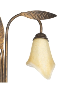 APPLIQUE 3 LUCE ONLI "ALGA" BRONZO E14